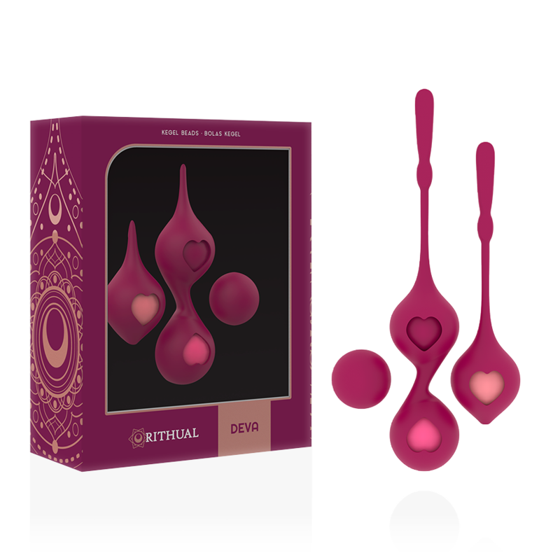 Rithual Deva Set Allenamento Pelvico 4 Palline Orchidea – immagine 2