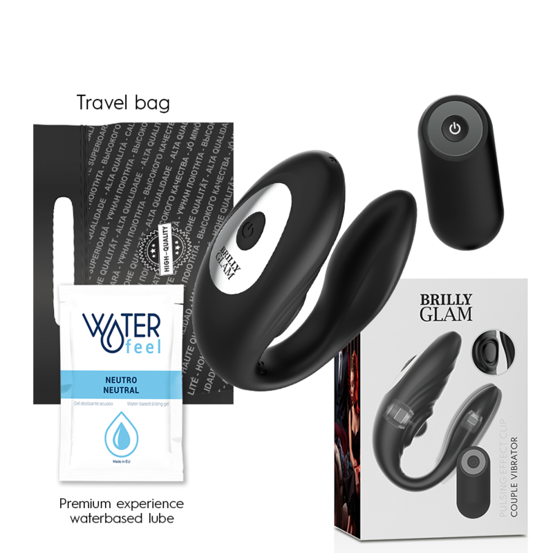 Brilly Glam Vibratore di Coppia a Pulsazione con Telecomando