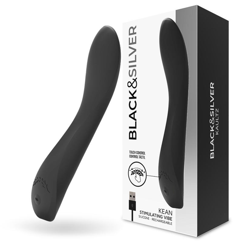 Black&Silver Kean Vibratore Touch Control