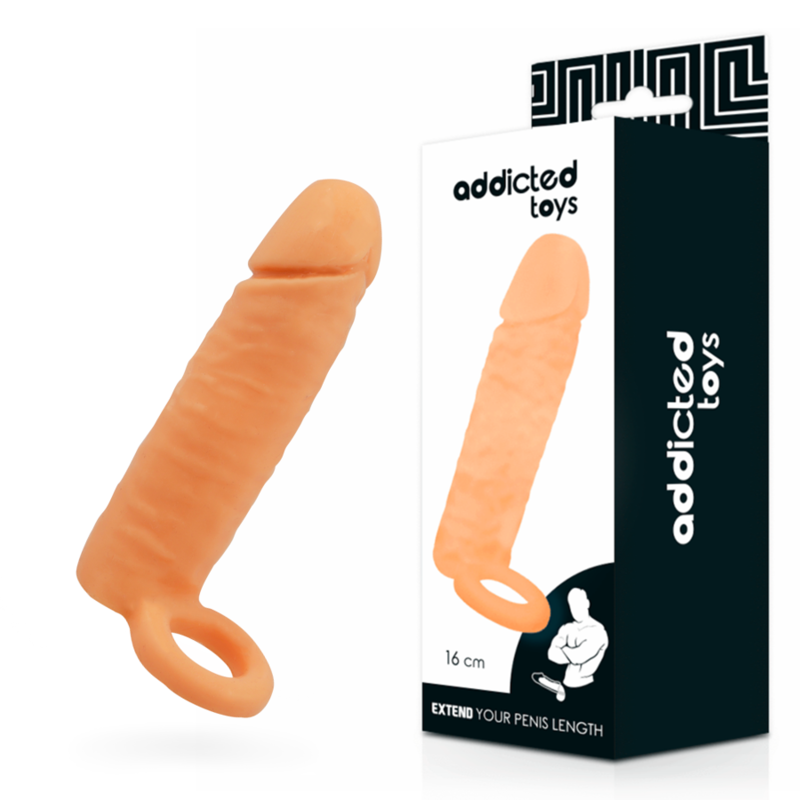 Addicted Toys Guaina Estensore Pene Realistica 16 cm