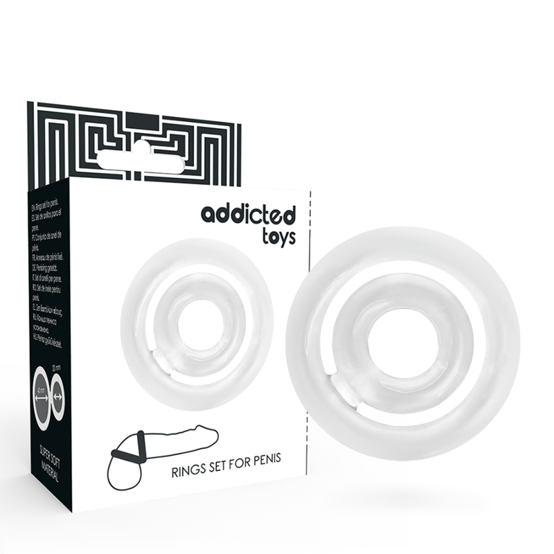 Addicted Toys Potenz C-Ring Anello per Pene Trasparente