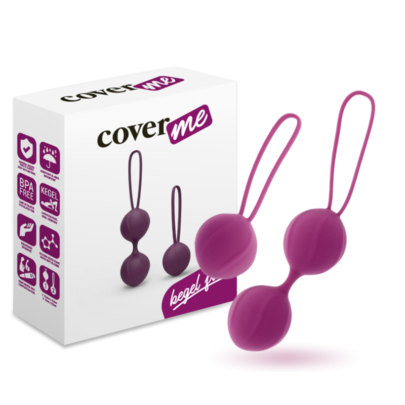 Coverme Kegel Fit Kit Palline Vaginali Viola