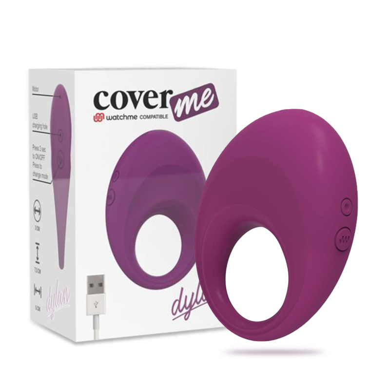 Coverme Dylan Anello Vibrante Ricaricabile con Telecomando WatchMe – immagine 2