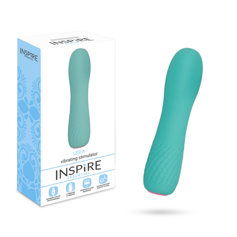 Inspire Essential Leila Mini Vibratore Flessibile Ricaricabile Turchese