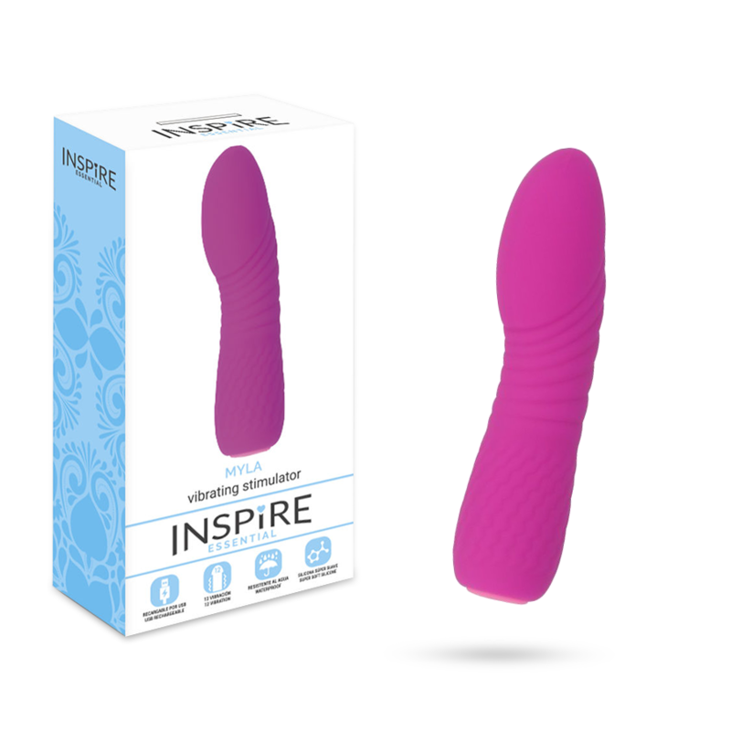 Inspire Essential Myla Mini Vibratore Flessibile Ricaricabile Viola