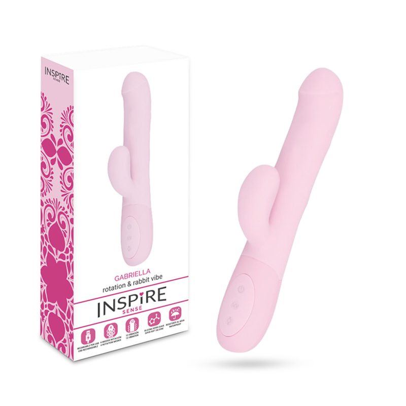 Inspire Sense Gabriella Vibratore Rabbit Rotante Rosa