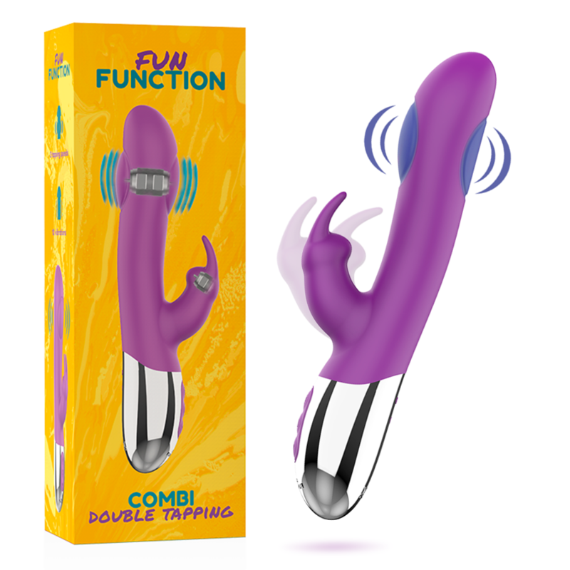 Fun Function Combi Double Tapping Stimolatore Clitoride