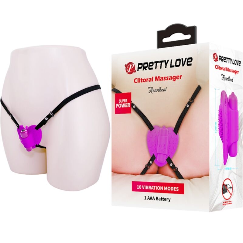 Pretty Love Heartbeat Stimolatore Clitorideo 10 Modalità Viola – immagine 2