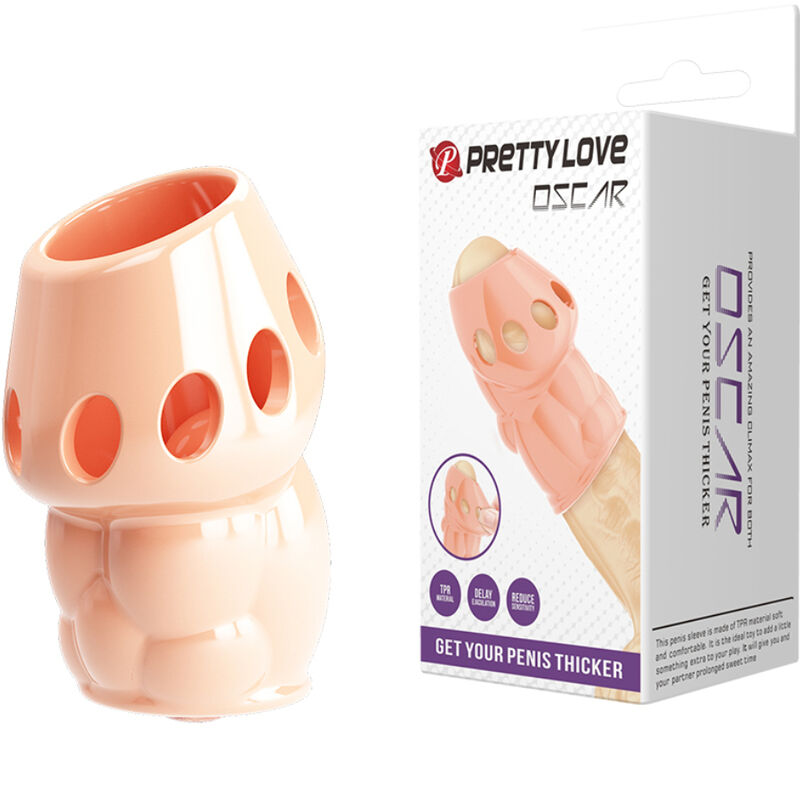 Pretty Love Oscar Guaina per Pene Ispessente Naturale