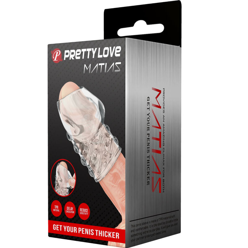 Pretty Love Matias Guaina per Pene Ispessente Trasparente – immagine 9