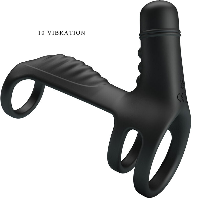 Pretty Love Imbracatura Vibrante per Pene con Noduli 10 Funzioni – immagine 4
