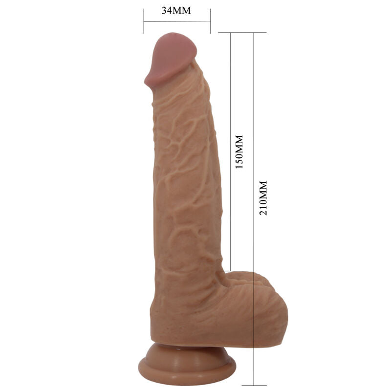 Pretty Love Jonathan Dildo Vibrante con Spinta e Telecomando 21 cm – immagine 6