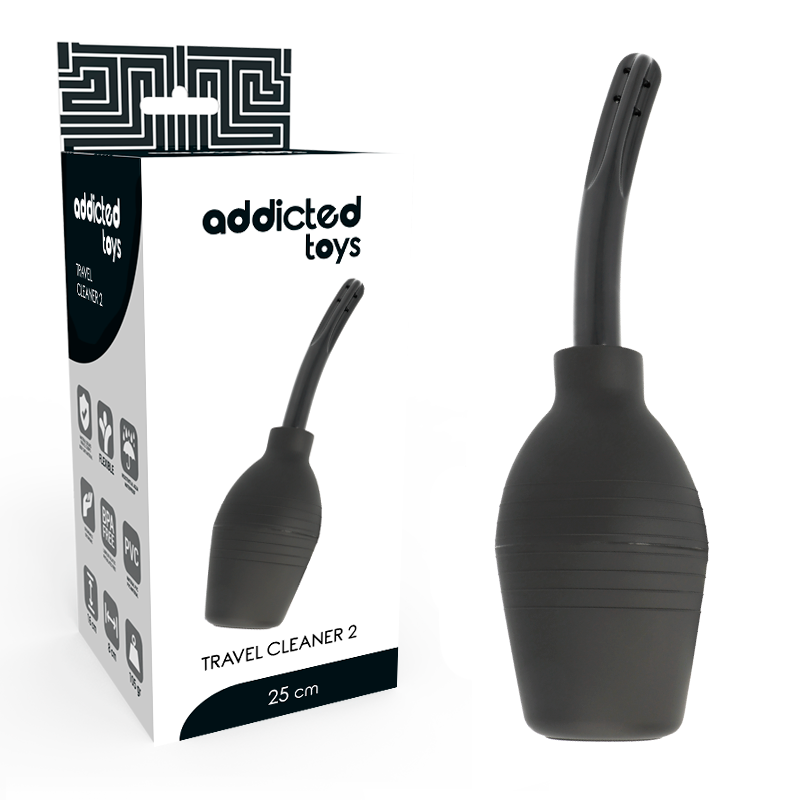 Addicted Toys Squeeze Clean Doccia Anale Nera