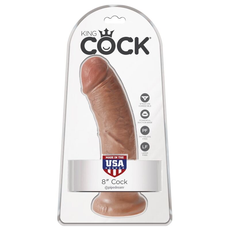 King Cock Dildo Realistico 19,5 cm Caramello – immagine 6
