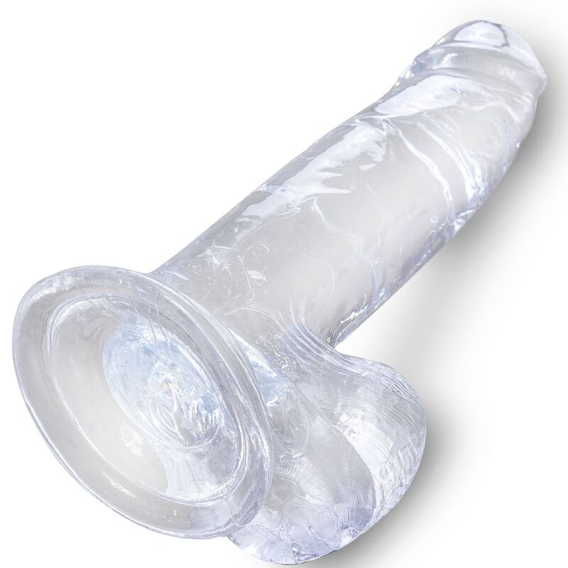 King Cock Clear Dildo con Testicoli 15,2 cm Trasparente – immagine 4