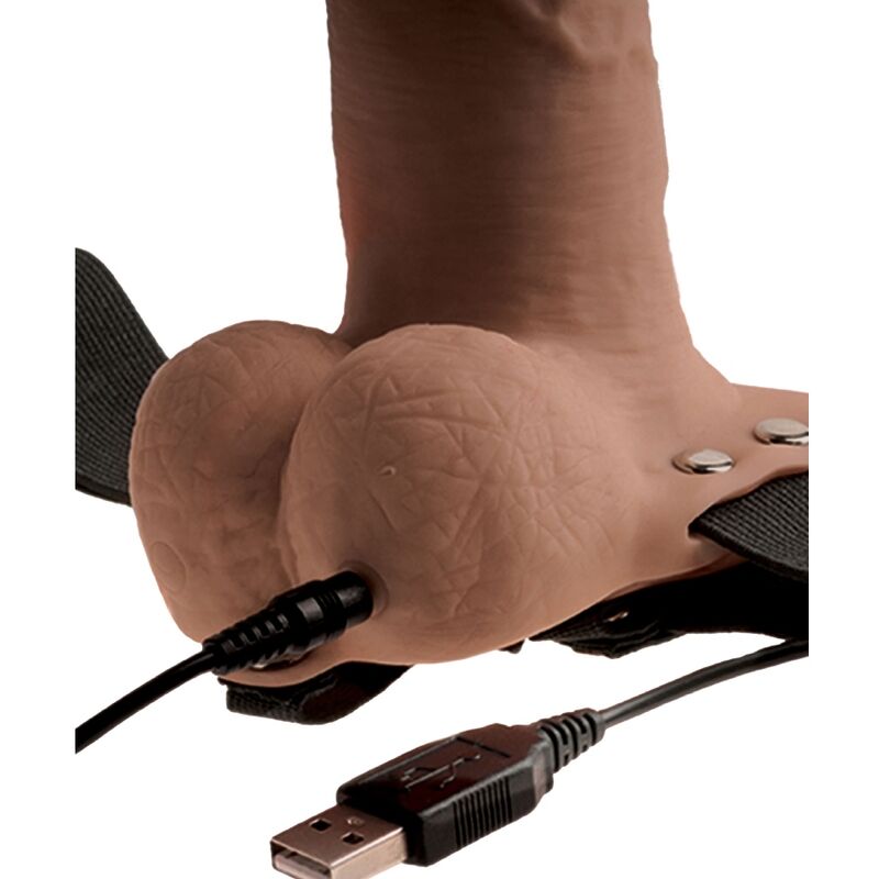 Fetish Fantasy Strap-On Cavo Realistico Vibrante Ricaricabile 15 cm Slim – immagine 3