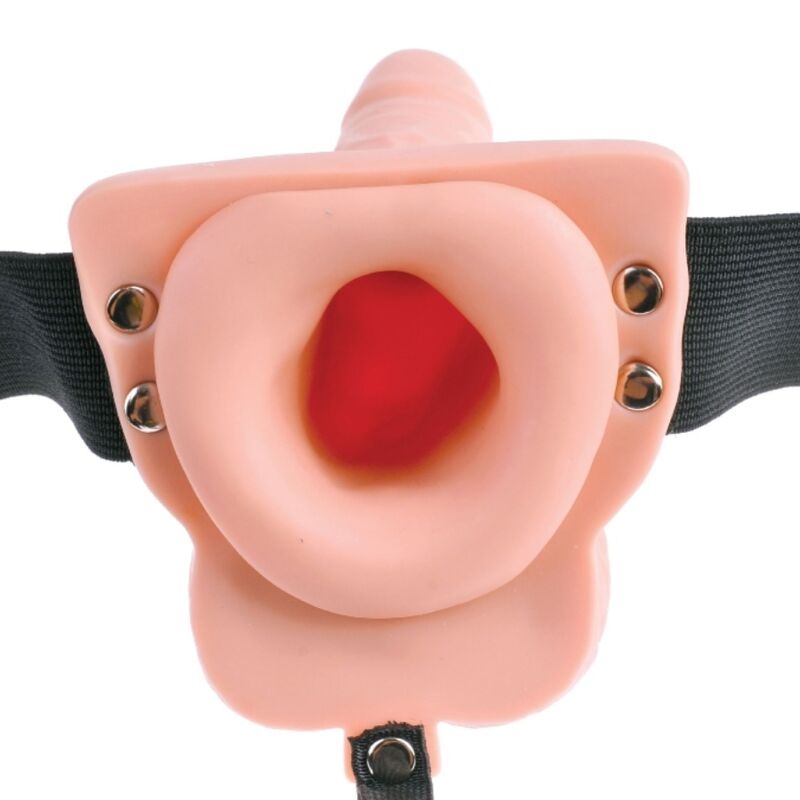 Fetish Fantasy Strap-On Cavo Realistico Vibrante Ricaricabile con Telecomando 15 cm – immagine 4