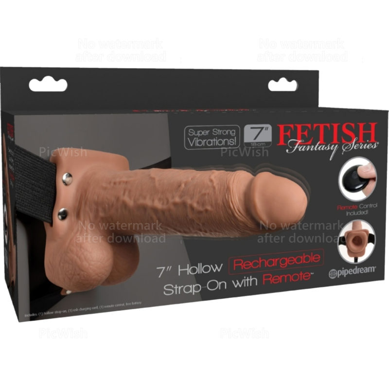 Fetish Fantasy Strap-On Cavo Realistico Vibrante Ricaricabile 17,8 cm