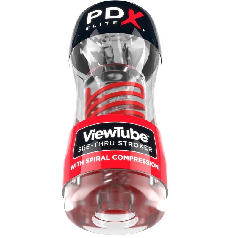 PDX Elite ViewTube 2 Masturbatore Trasparente a Spirale – immagine 2