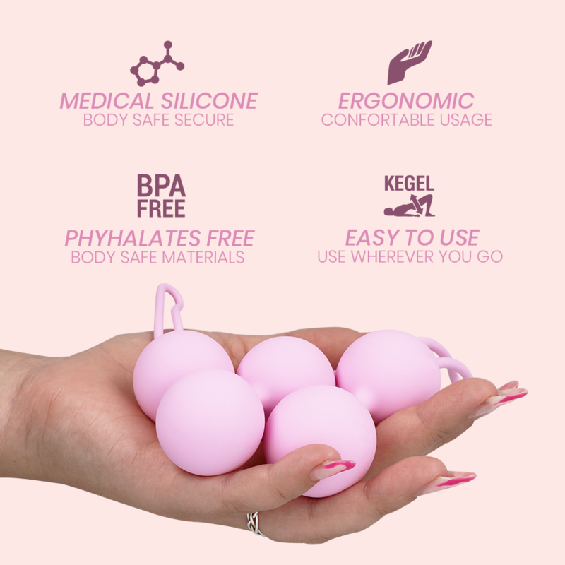 Intimichic Pelvis Health II Set Palline per Riabilitazione Pelvica – immagine 5