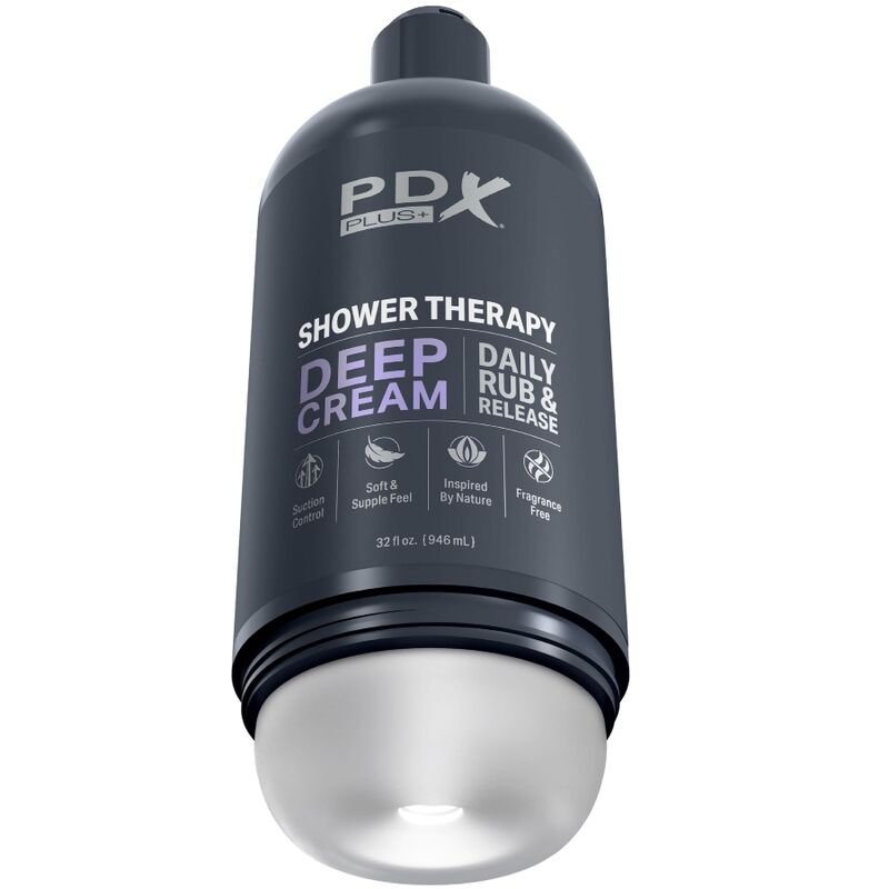 PDX Plus Shower Therapy Masturbatore Discreto a Flacone di Shampoo