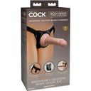 King Cock Elite Imbracatura Regolabile con Dildo in Silicone per Principianti 15,2 cm