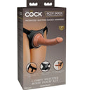King Cock Elite Imbracatura Regolabile con Dildo in Silicone Comfy 17,8 cm