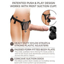 King Cock Elite Deluxe Body Dock kit strap-on con dildo realistico 20,3 cm – foto 11