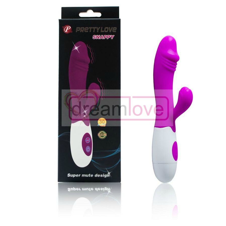 Pretty Love Snappy Vibratore con Stimolatore Clitoride 30 Funzioni Lilla e Bianco – immagine 3