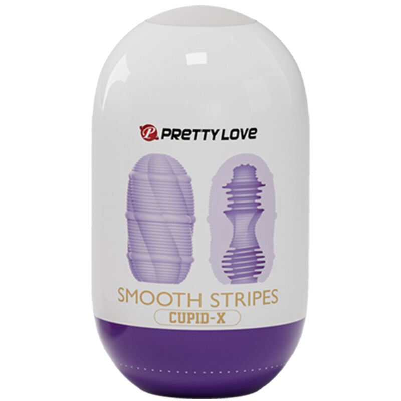 Pretty Love Uovo Masturbatore Cupid Strisce Lisce – immagine 3