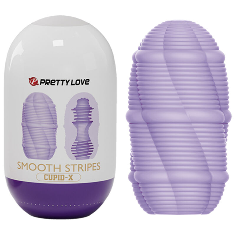 Pretty Love Uovo Masturbatore Cupid Strisce Lisce