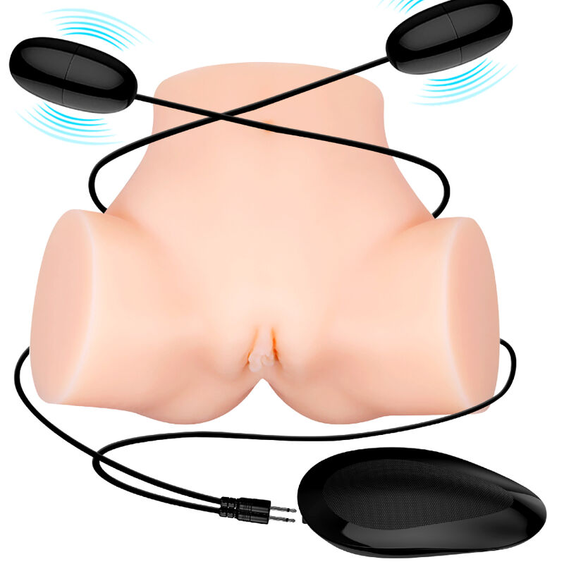 Crazy Bull Samantha Masturbatore Torso Vagina e Ano Vibrante con Telecomando – immagine 6