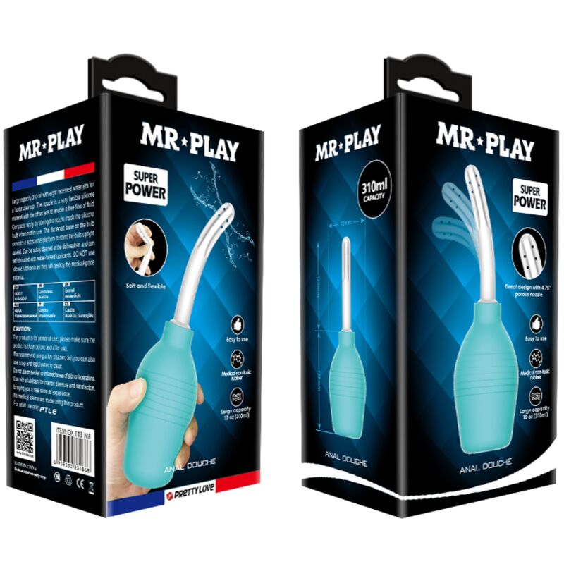 Mr Play Doccia Anale a Pera Blu Blu – immagine 8