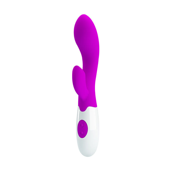 Pretty Love Brighty Vibratore con Stimolatore Clitoride 30 Funzioni Verde e Bianco