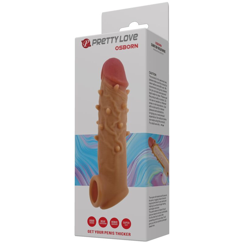 Pretty Love Osborn Guaina Estensore in Silicone Liquido con Anello Testicoli – immagine 5
