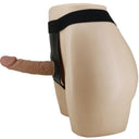 Pretty Love Slip Strap-On con Dildo in Silicone Marmorizzato Marrone – immagine 4