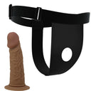 Pretty Love Slip Strap-On con Dildo in Silicone Marmorizzato Marrone – immagine 7