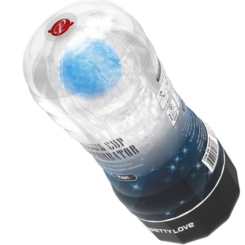 Pretty Love Planet Masturbatore con Sfere Rotanti Blu – immagine 5