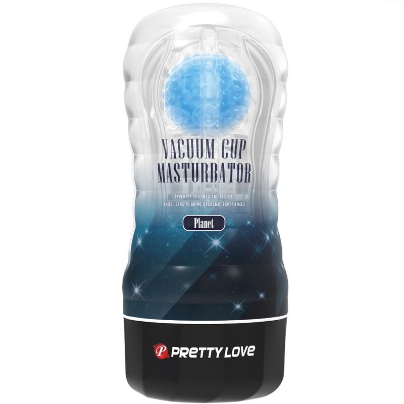 Pretty Love Planet Masturbatore con Sfere Rotanti Blu – immagine 7
