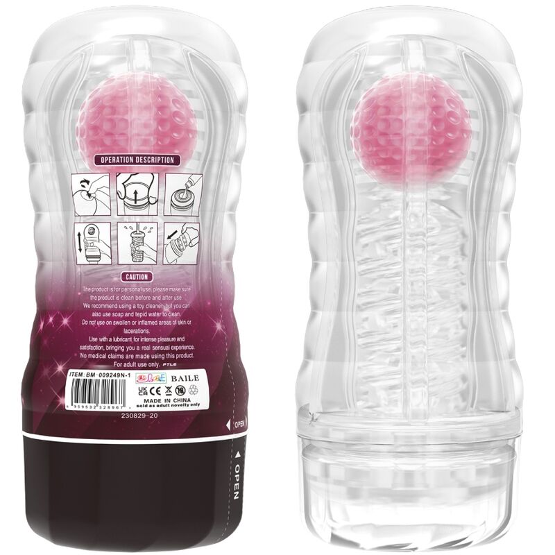 Pretty Love Masturbatore con Sfere Rotanti Rosa – immagine 2