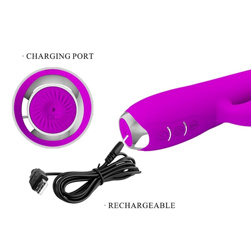 Pretty Love Gloria Vibratore Rabbit Ricaricabile Viola – immagine 10