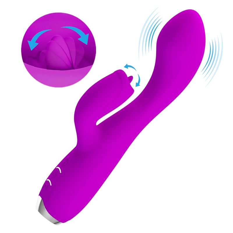 Pretty Love Gloria Vibratore Rabbit Ricaricabile Viola – immagine 6