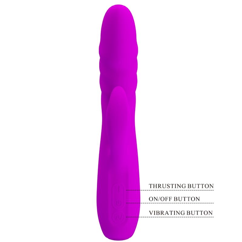 Pretty Love Melanie Vibratore Rabbit con Spinta Viola – immagine 6