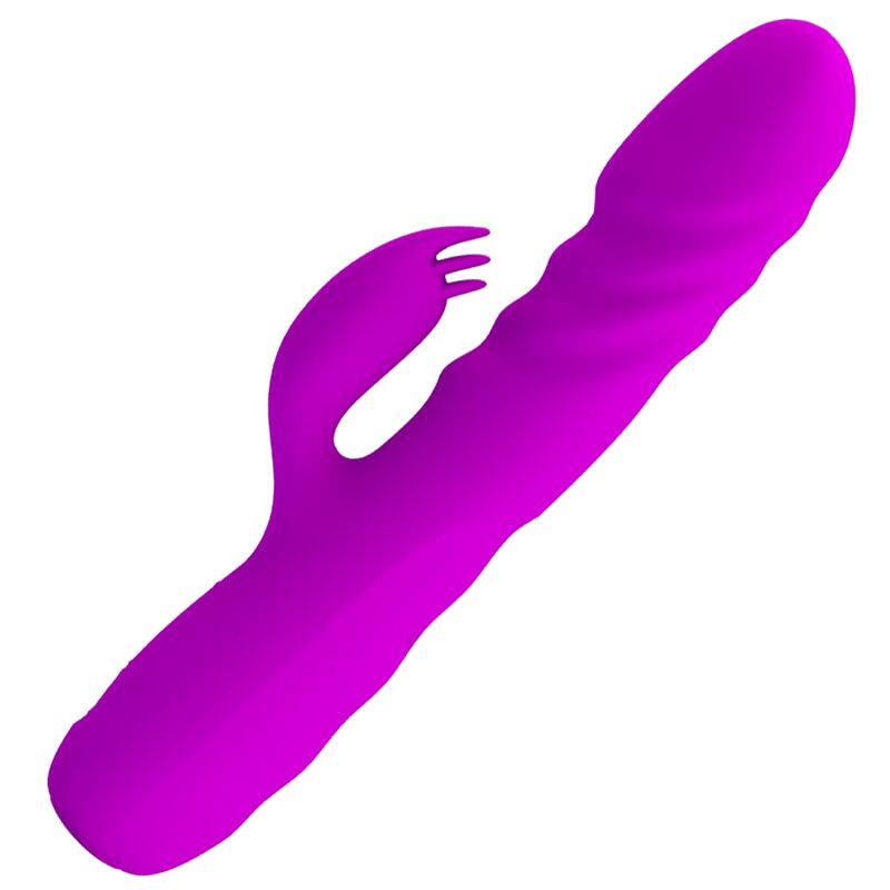 Pretty Love Melanie Vibratore Rabbit con Spinta Viola – immagine 3