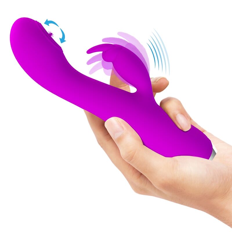 Pretty Love Rachel Vibratore con Lingua e Ventosa Viola – immagine 9