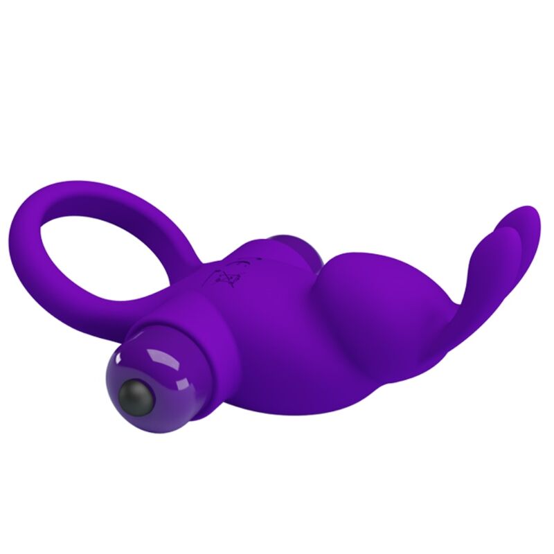 Pretty Love Anello Vibrante Coniglietto I Viola – immagine 5