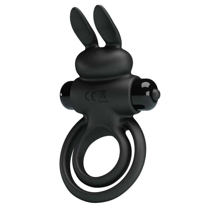 Pretty Love Anello Vibrante III Coniglietto Nero – immagine 2