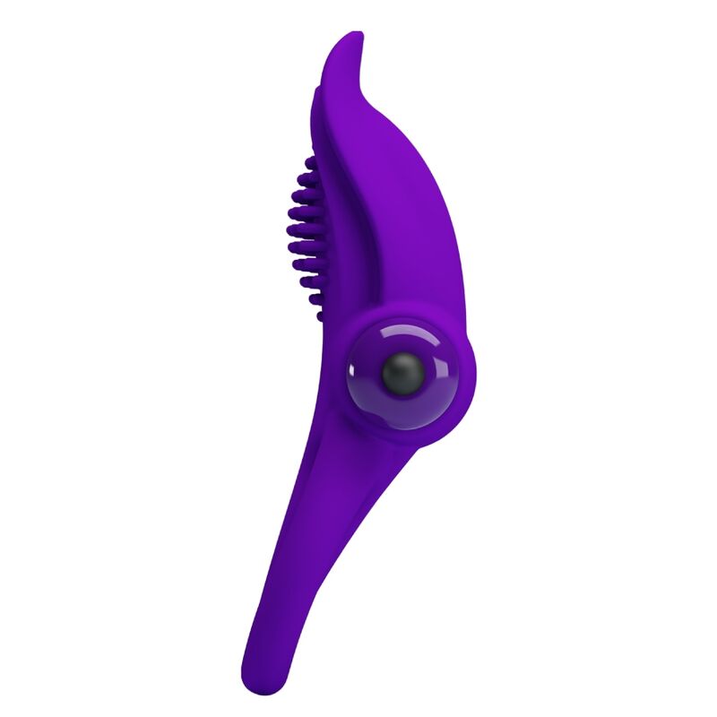 Pretty Love Anello Vibrante in Silicone Viola 10 Funzioni – immagine 3