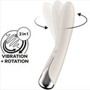 Satisfyer Spinning Vibe 1 Vibratore Rotante Punto G Beige – immagine 6