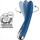 Satisfyer Spinning Vibe 1 Vibratore Rotante Punto G Blu – immagine 6